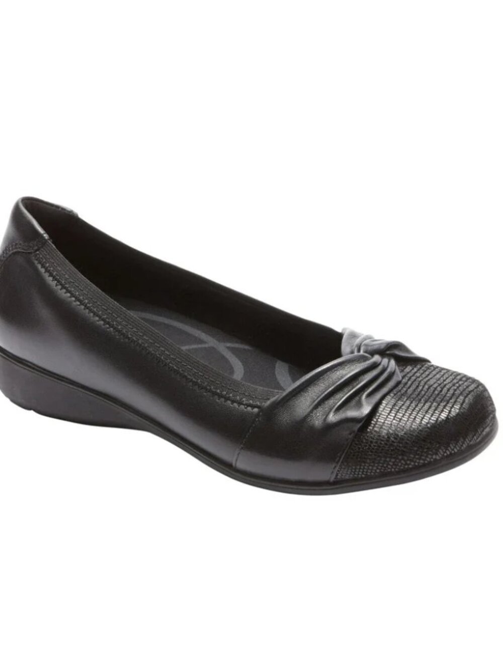 Aravon Andrea Slip On Black EU40 | US9 B Medium for Women